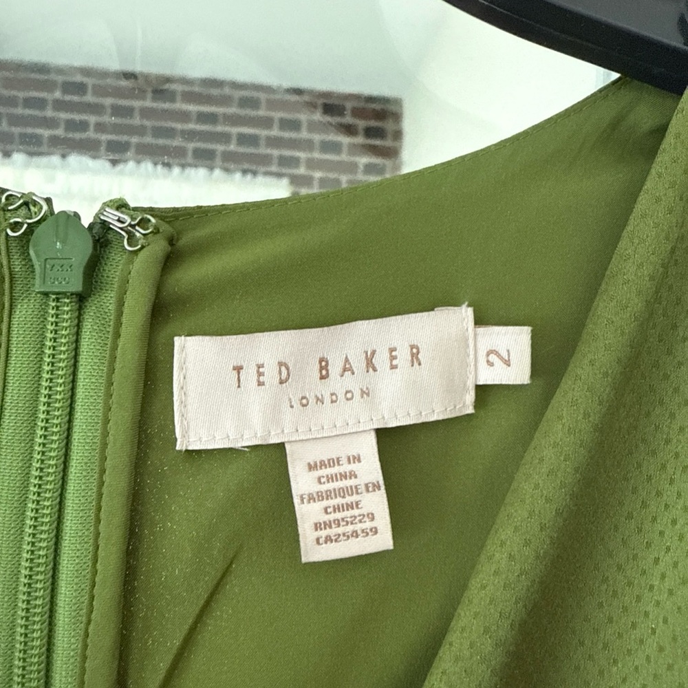 Ted Baker Green Dress - Picture 3 of 5